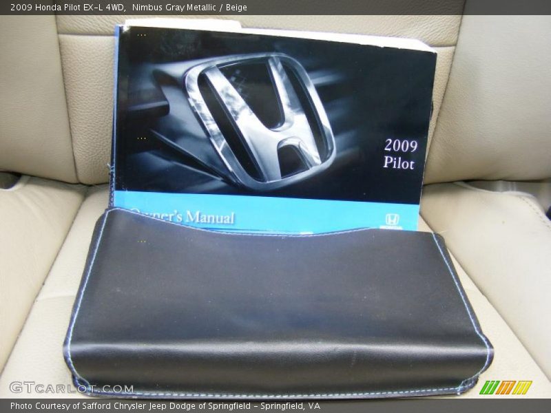 Nimbus Gray Metallic / Beige 2009 Honda Pilot EX-L 4WD