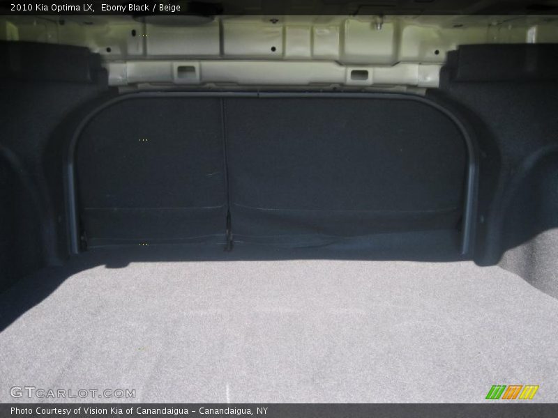 Ebony Black / Beige 2010 Kia Optima LX