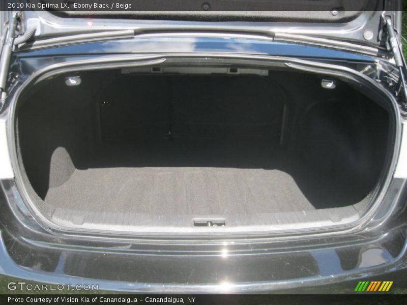 Ebony Black / Beige 2010 Kia Optima LX