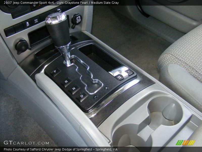 Light Graystone Pearl / Medium Slate Gray 2007 Jeep Commander Sport 4x4