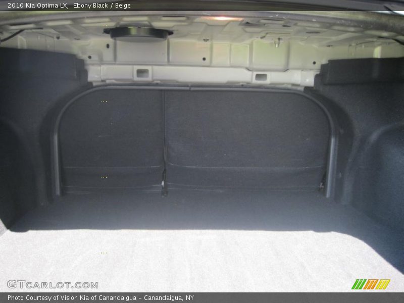 Ebony Black / Beige 2010 Kia Optima LX