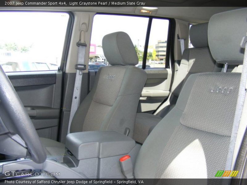 Light Graystone Pearl / Medium Slate Gray 2007 Jeep Commander Sport 4x4