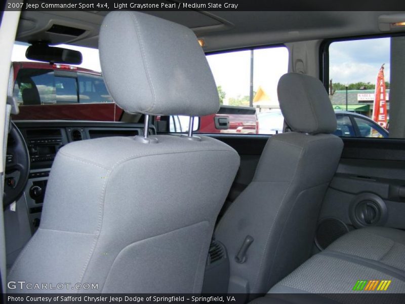 Light Graystone Pearl / Medium Slate Gray 2007 Jeep Commander Sport 4x4