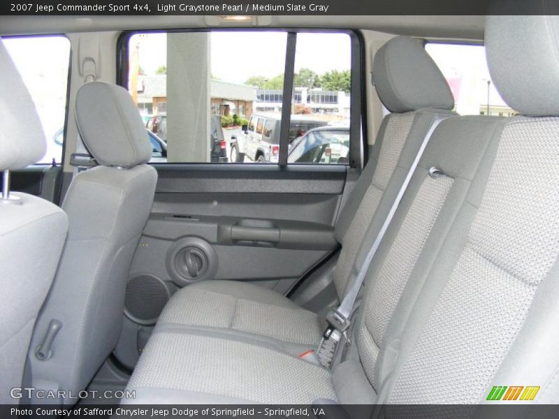 Light Graystone Pearl / Medium Slate Gray 2007 Jeep Commander Sport 4x4