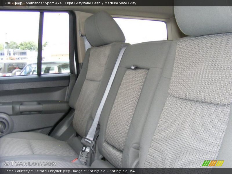 Light Graystone Pearl / Medium Slate Gray 2007 Jeep Commander Sport 4x4
