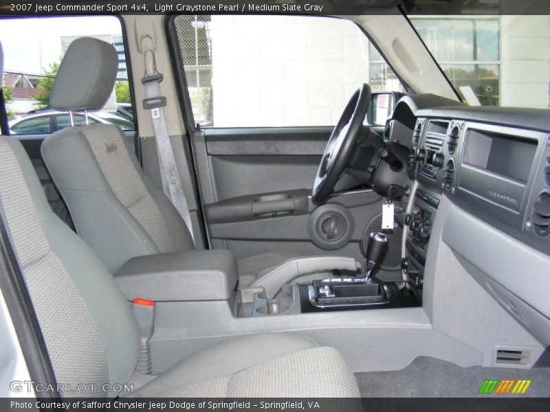 Light Graystone Pearl / Medium Slate Gray 2007 Jeep Commander Sport 4x4