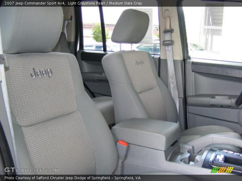 Light Graystone Pearl / Medium Slate Gray 2007 Jeep Commander Sport 4x4