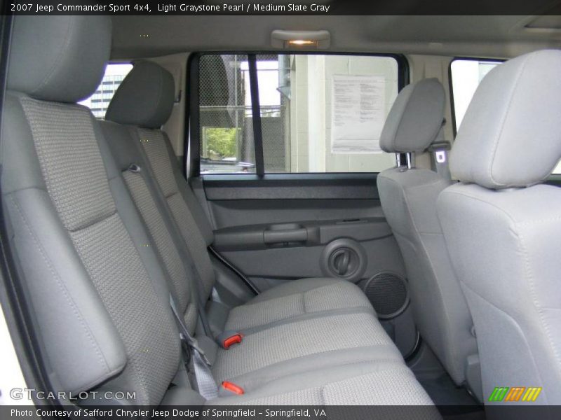 Light Graystone Pearl / Medium Slate Gray 2007 Jeep Commander Sport 4x4