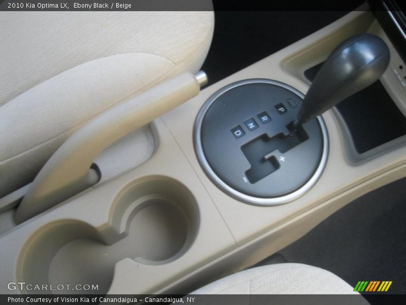 Ebony Black / Beige 2010 Kia Optima LX