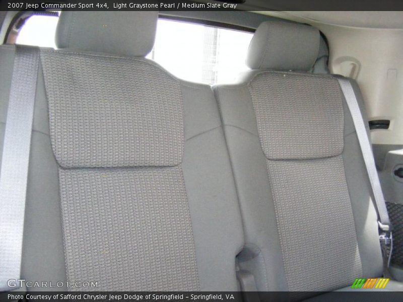 Light Graystone Pearl / Medium Slate Gray 2007 Jeep Commander Sport 4x4