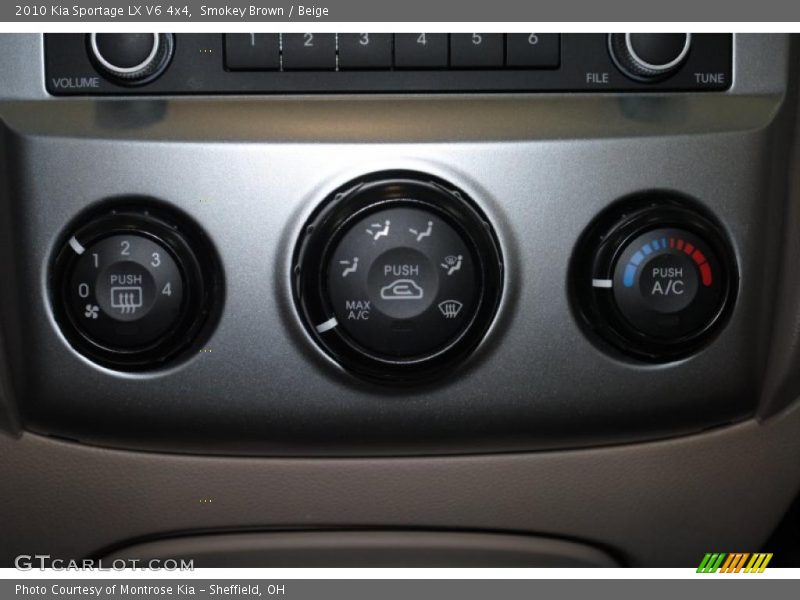 Smokey Brown / Beige 2010 Kia Sportage LX V6 4x4