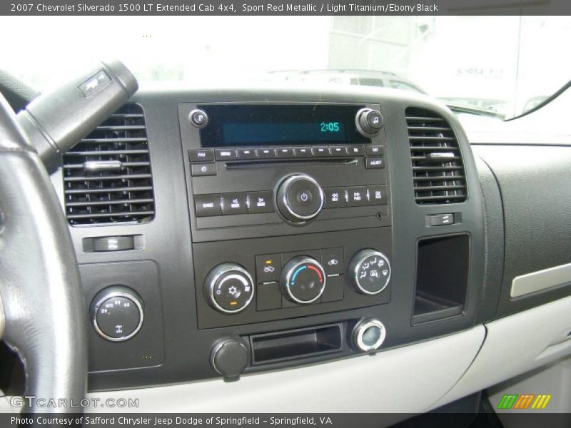 Sport Red Metallic / Light Titanium/Ebony Black 2007 Chevrolet Silverado 1500 LT Extended Cab 4x4