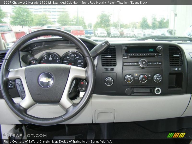 Sport Red Metallic / Light Titanium/Ebony Black 2007 Chevrolet Silverado 1500 LT Extended Cab 4x4