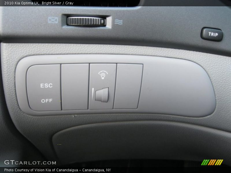 Bright Silver / Gray 2010 Kia Optima LX