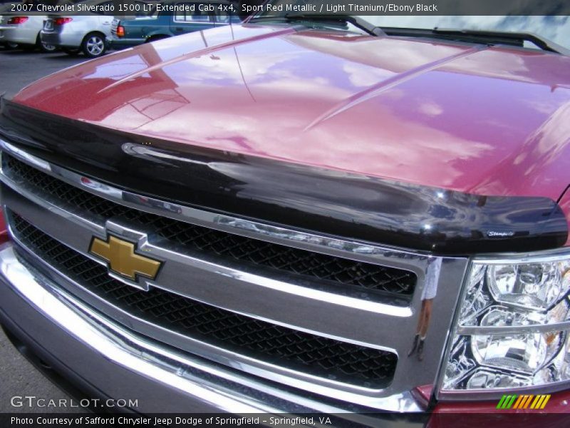 Sport Red Metallic / Light Titanium/Ebony Black 2007 Chevrolet Silverado 1500 LT Extended Cab 4x4