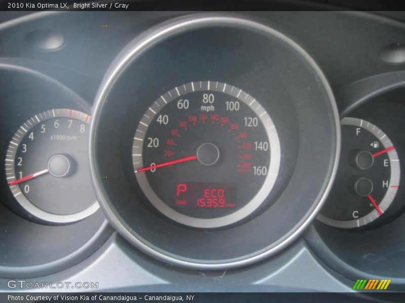 Bright Silver / Gray 2010 Kia Optima LX