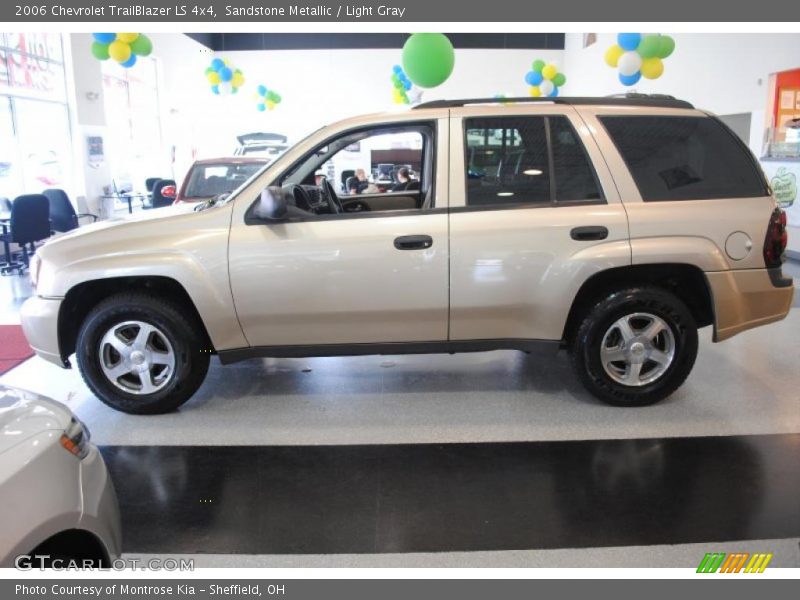 Sandstone Metallic / Light Gray 2006 Chevrolet TrailBlazer LS 4x4