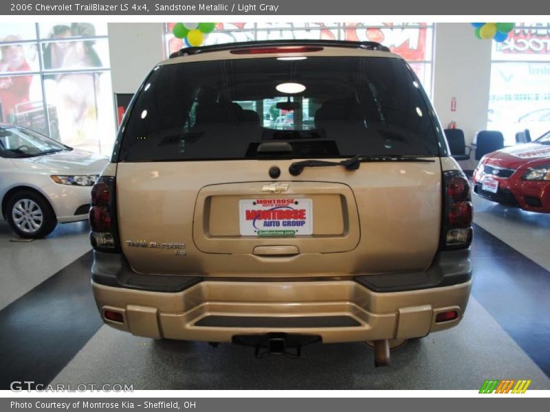 Sandstone Metallic / Light Gray 2006 Chevrolet TrailBlazer LS 4x4