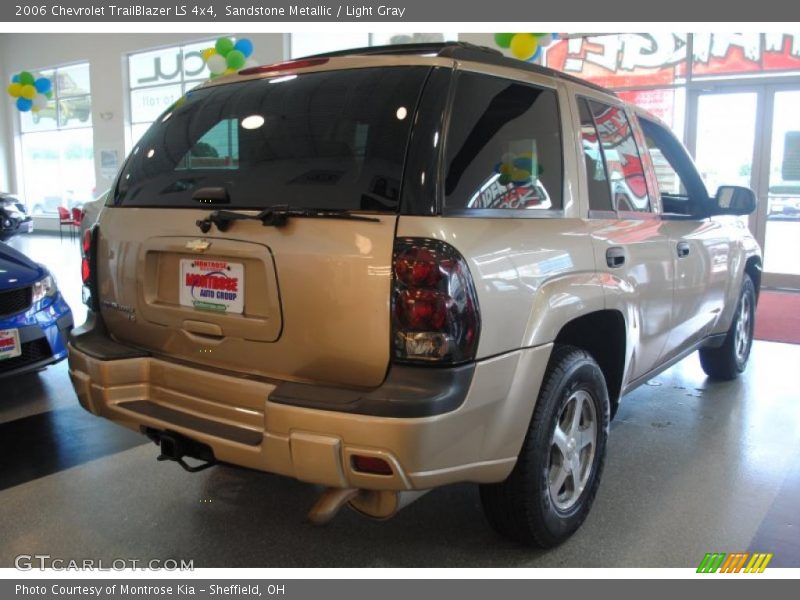 Sandstone Metallic / Light Gray 2006 Chevrolet TrailBlazer LS 4x4