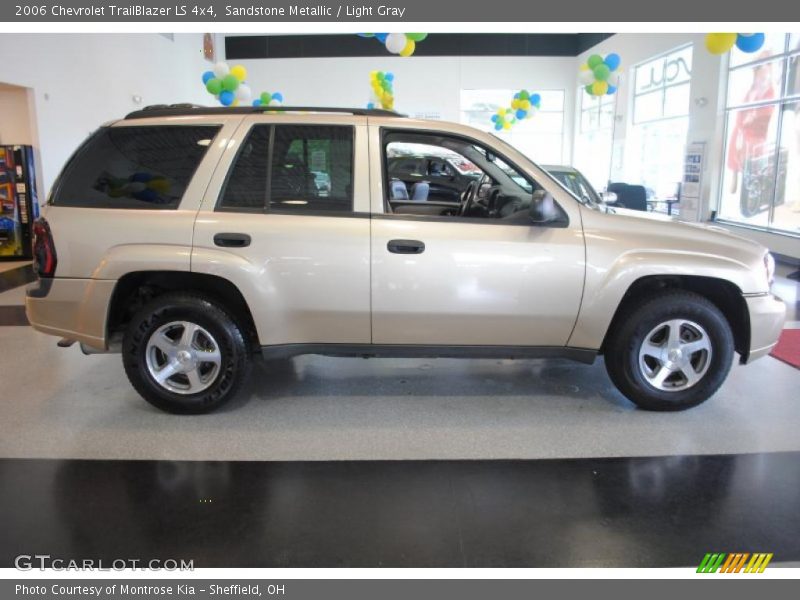 Sandstone Metallic / Light Gray 2006 Chevrolet TrailBlazer LS 4x4