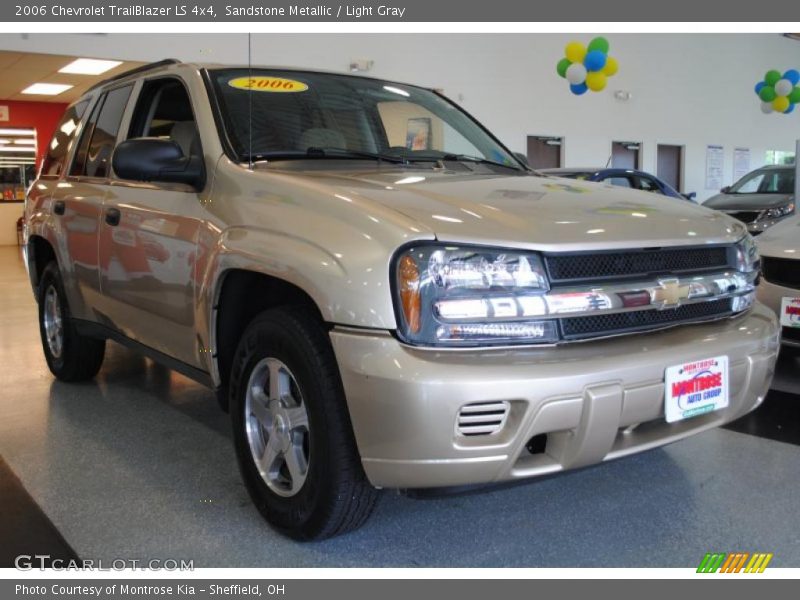 Sandstone Metallic / Light Gray 2006 Chevrolet TrailBlazer LS 4x4