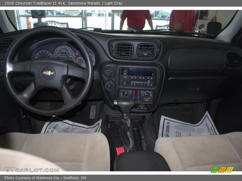 Sandstone Metallic / Light Gray 2006 Chevrolet TrailBlazer LS 4x4