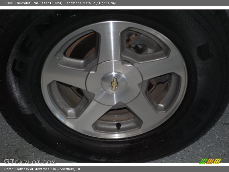 Sandstone Metallic / Light Gray 2006 Chevrolet TrailBlazer LS 4x4