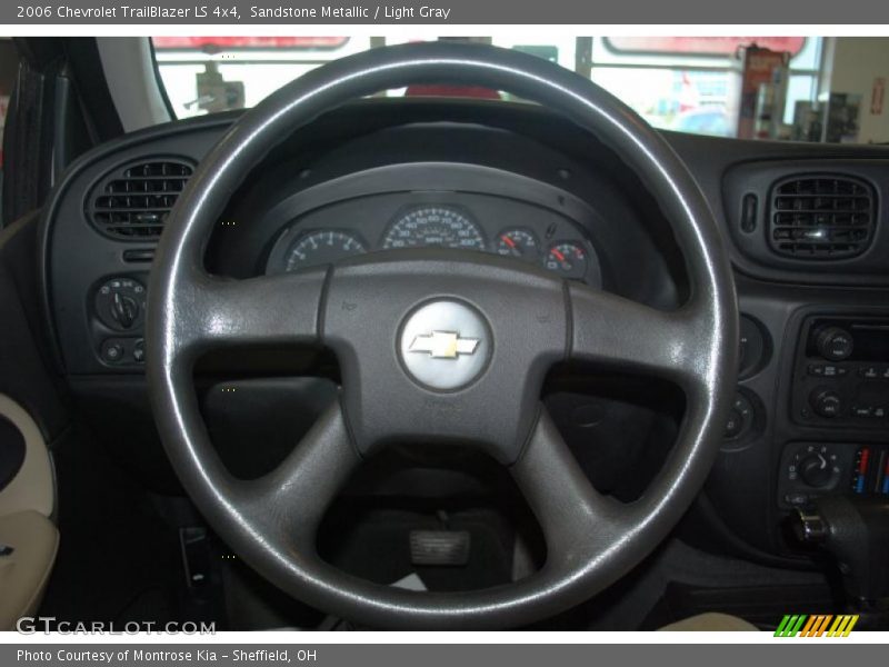 Sandstone Metallic / Light Gray 2006 Chevrolet TrailBlazer LS 4x4