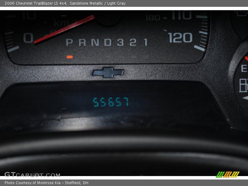 Sandstone Metallic / Light Gray 2006 Chevrolet TrailBlazer LS 4x4