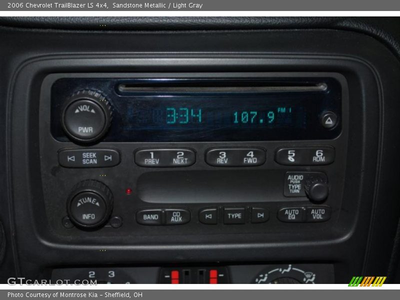 Sandstone Metallic / Light Gray 2006 Chevrolet TrailBlazer LS 4x4