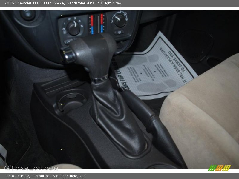 Sandstone Metallic / Light Gray 2006 Chevrolet TrailBlazer LS 4x4