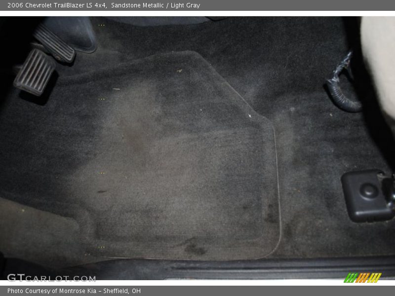 Sandstone Metallic / Light Gray 2006 Chevrolet TrailBlazer LS 4x4