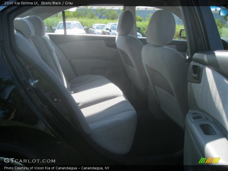 Ebony Black / Gray 2010 Kia Optima LX