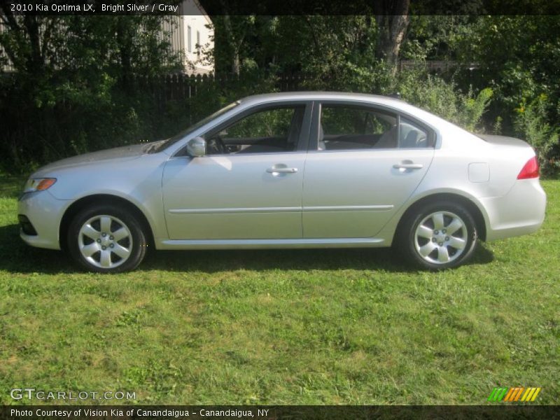Bright Silver / Gray 2010 Kia Optima LX