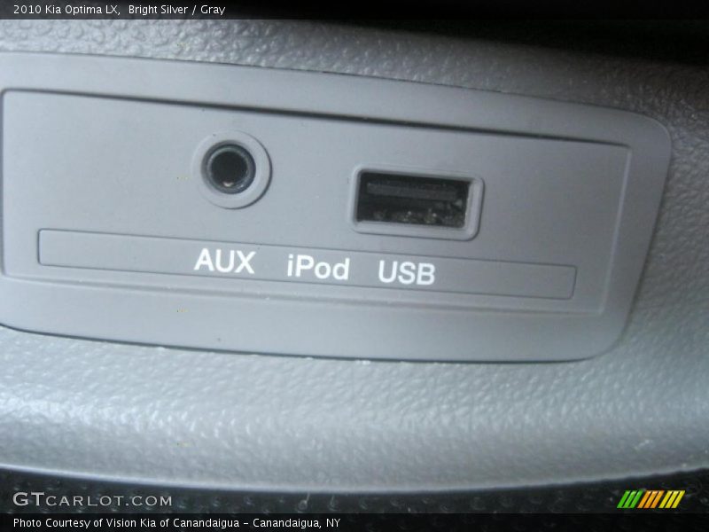 Bright Silver / Gray 2010 Kia Optima LX