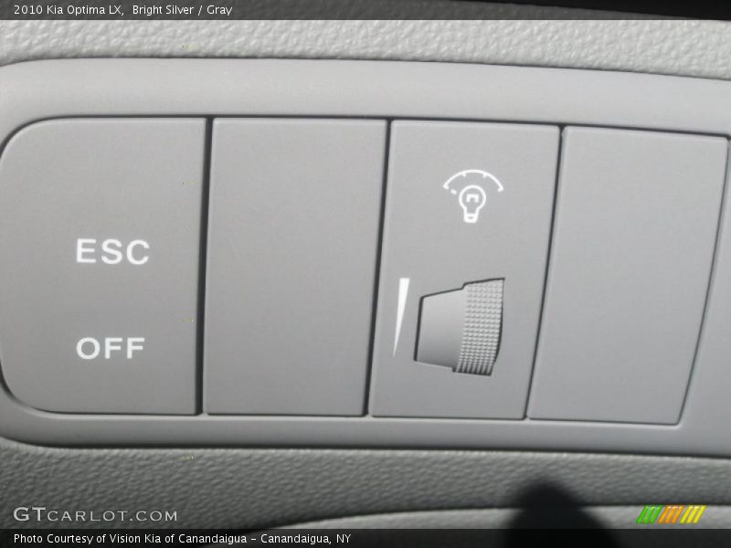 Bright Silver / Gray 2010 Kia Optima LX