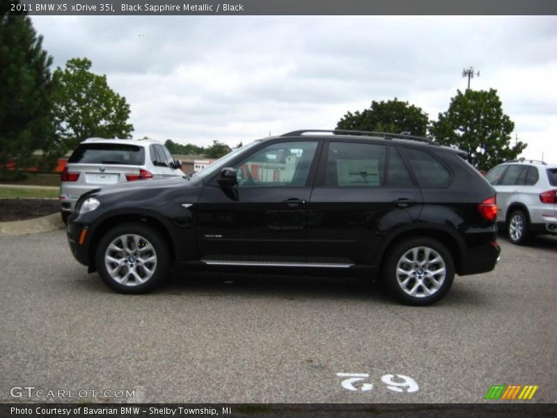 Black Sapphire Metallic / Black 2011 BMW X5 xDrive 35i