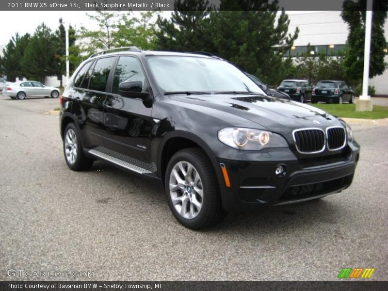 Black Sapphire Metallic / Black 2011 BMW X5 xDrive 35i