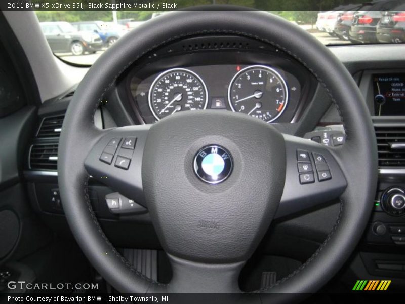 Black Sapphire Metallic / Black 2011 BMW X5 xDrive 35i