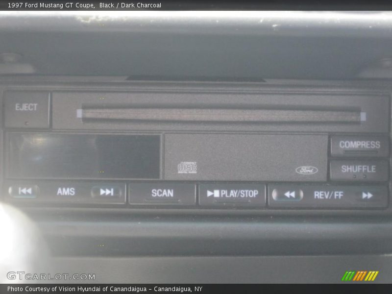 Black / Dark Charcoal 1997 Ford Mustang GT Coupe