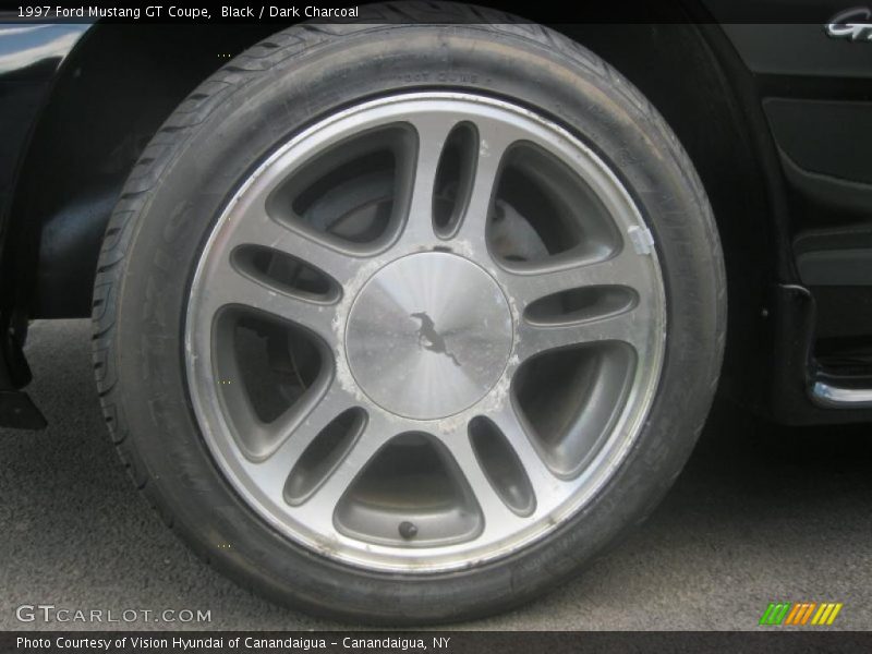 Black / Dark Charcoal 1997 Ford Mustang GT Coupe