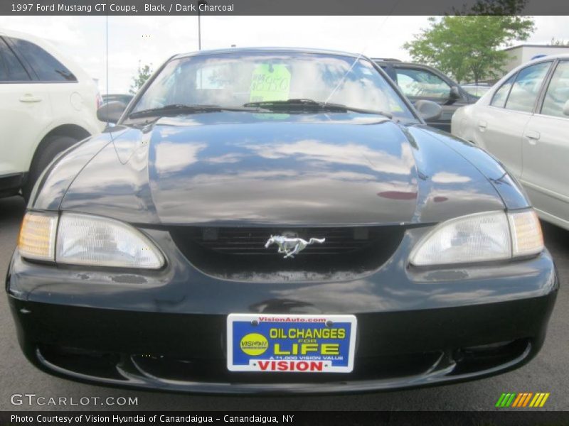 Black / Dark Charcoal 1997 Ford Mustang GT Coupe
