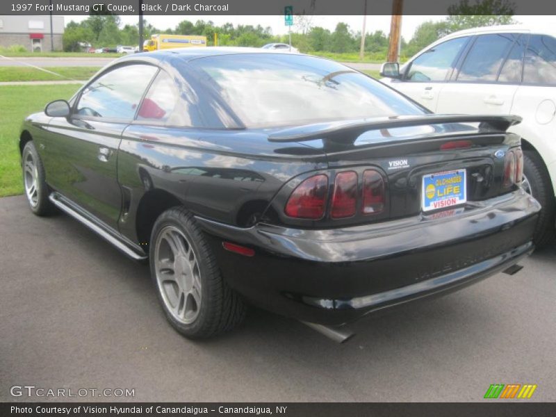Black / Dark Charcoal 1997 Ford Mustang GT Coupe