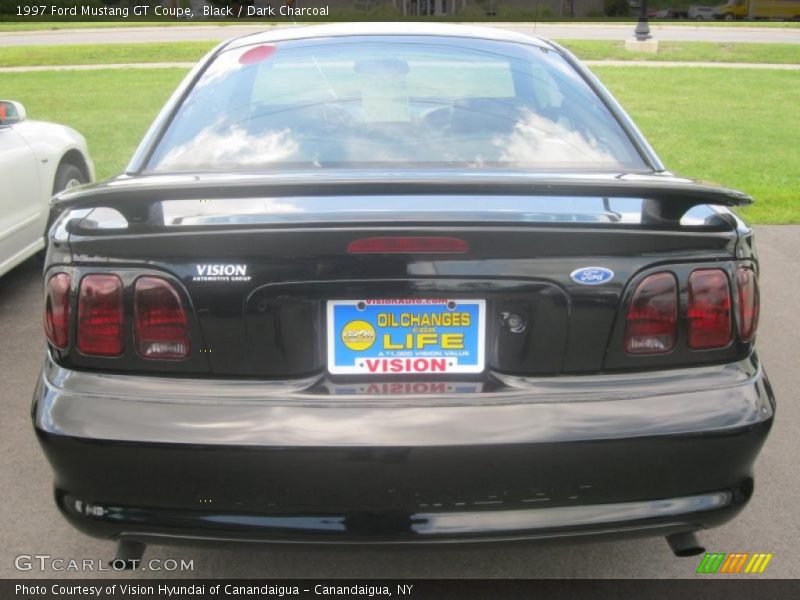 Black / Dark Charcoal 1997 Ford Mustang GT Coupe