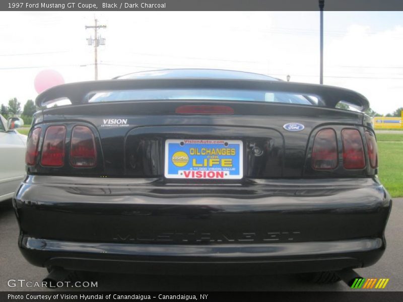 Black / Dark Charcoal 1997 Ford Mustang GT Coupe
