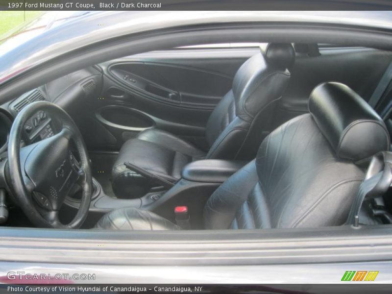 Black / Dark Charcoal 1997 Ford Mustang GT Coupe