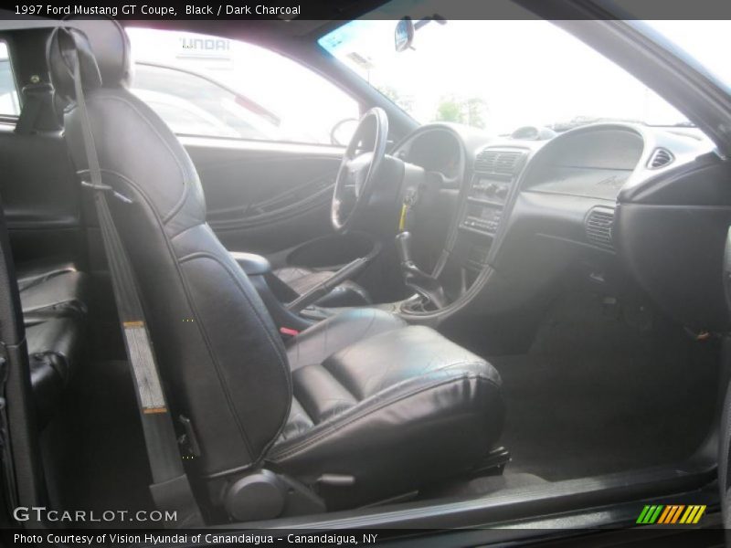 Black / Dark Charcoal 1997 Ford Mustang GT Coupe