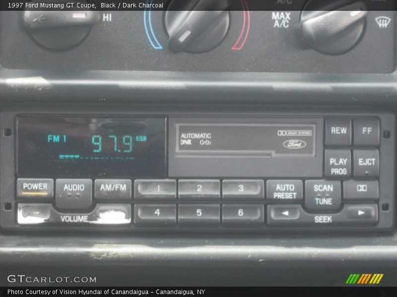 Black / Dark Charcoal 1997 Ford Mustang GT Coupe