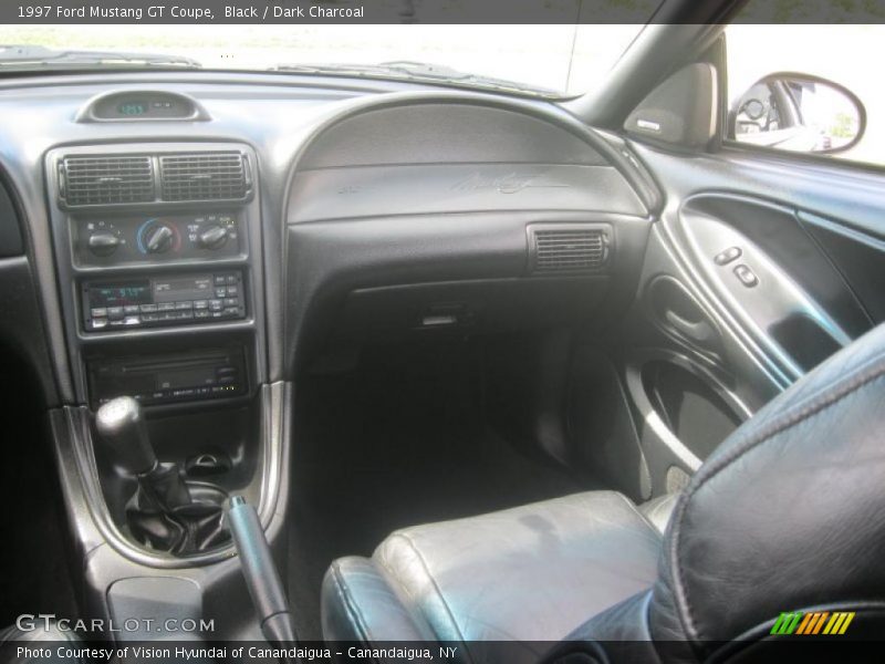 Black / Dark Charcoal 1997 Ford Mustang GT Coupe