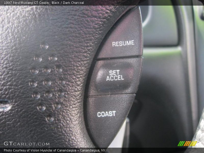 Black / Dark Charcoal 1997 Ford Mustang GT Coupe